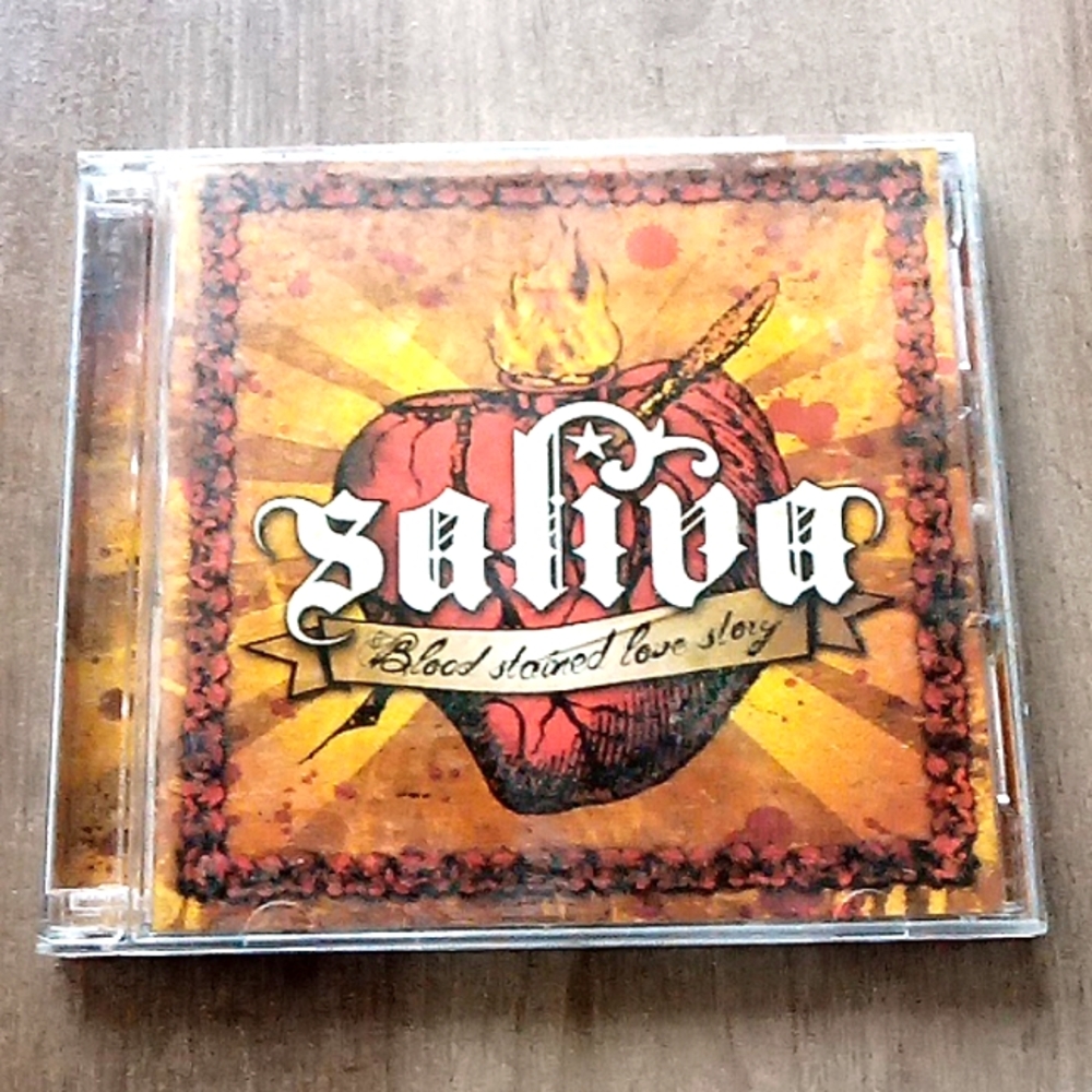 Saliva blood stained Love story CD